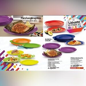 Tupperware Open House Set Of 4 Dessert Plates